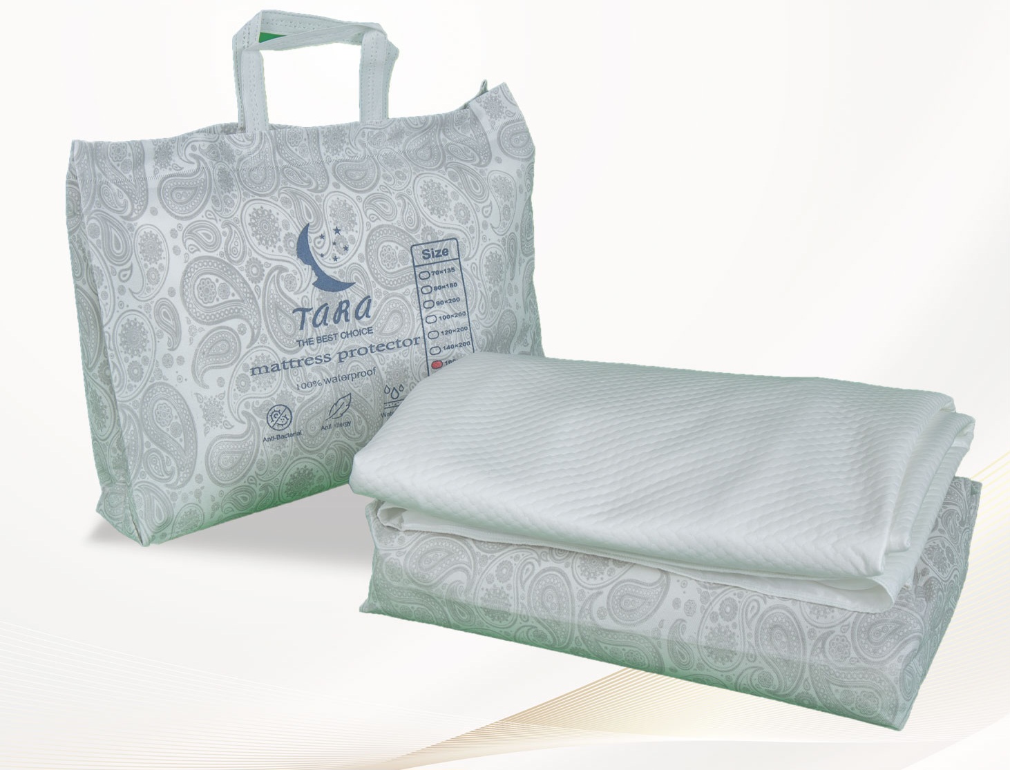 اگر به دنبال محصولی باکیفیت و اصل هستید، محافظ تشک ضد آب بهترین انتخاب است. با قابلیت ضد آب و ضد لک، از تشک شما به بهترین شکل محافظت می‌کند. همین حالا سفارش دهید و با ارسال فوری درب منزل تحویل بگیرید.